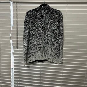 Carolyn Taylor Black and White Speckled Jacket